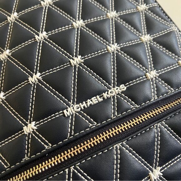 MICHAEL MICHAEL KORS Rhea Medium Quilted Leather Backpack - Picture 6 of 10